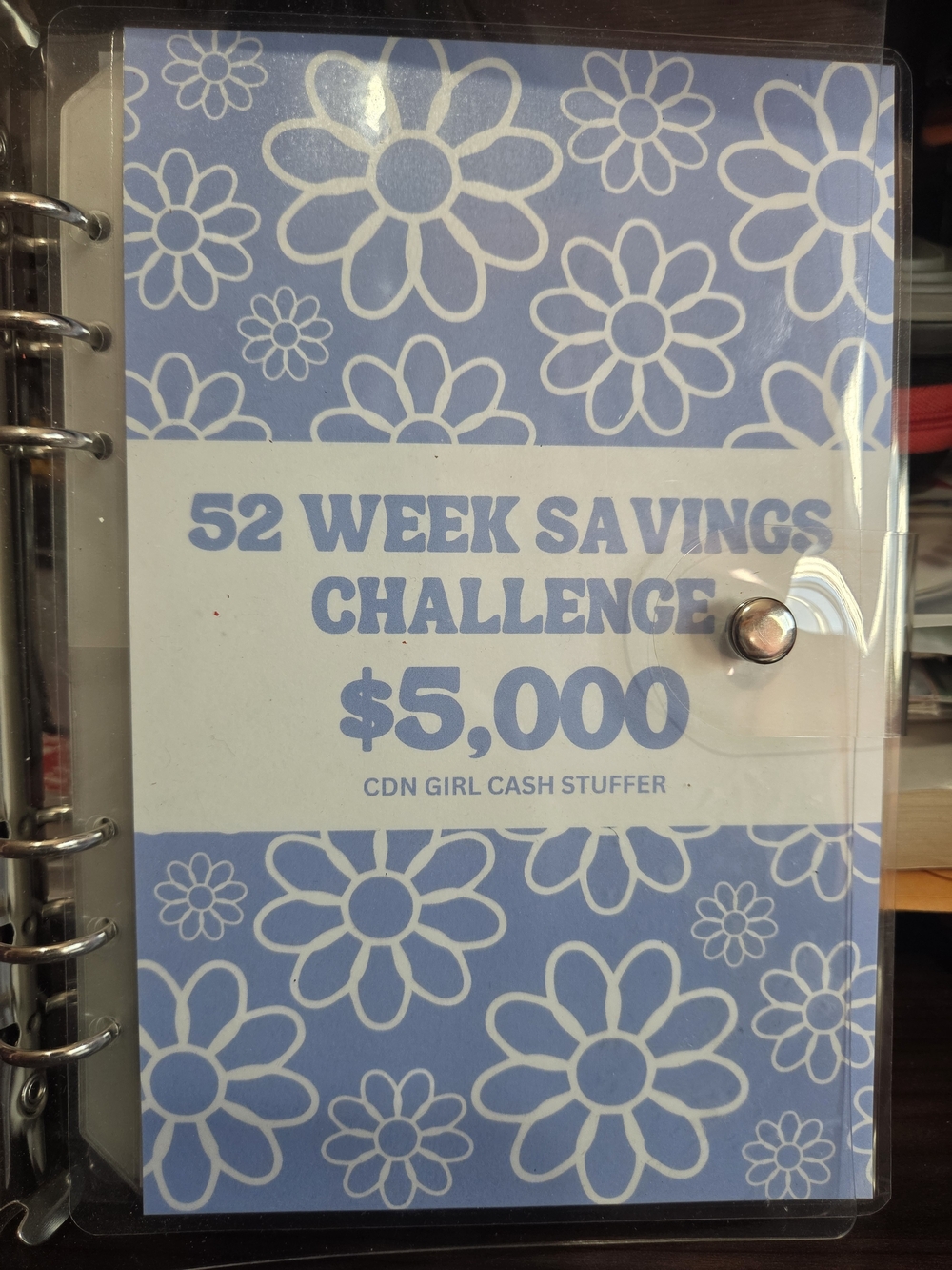 New 52 Week Savings Challenge $5,000 Cash Stuffer